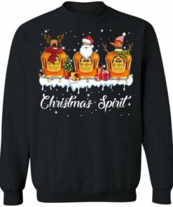 Christmas Sweatshirt Crown Royal Christmas Spirit Whisky Sweatshirt Black S