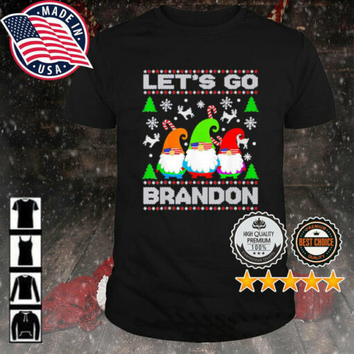 Let's Go Brandon Gnome Sweatshirt Unisex T-Shirt Black S