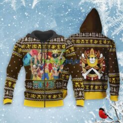 Straw Hat Pirates Ugly Christmas Sweater Hoodie One Piece For Fansproduct photo 2